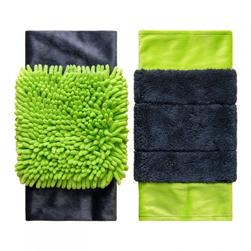 Универсальная швабра Green Fiber MOP с двумя насадками